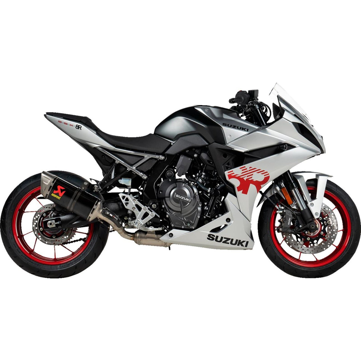 Akrapovic Racing Line Exhaust System - Carbon Fiber for Suzuki GSX-8S & GSX-8R [MPN: S-S8R2-EEC]