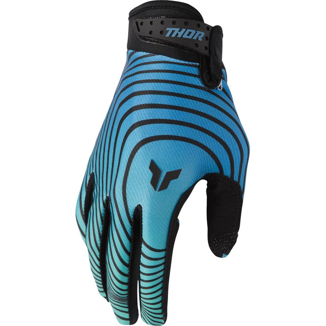 Thor LAUNCHMODE Identity Gloves - Teal/Black_1743219