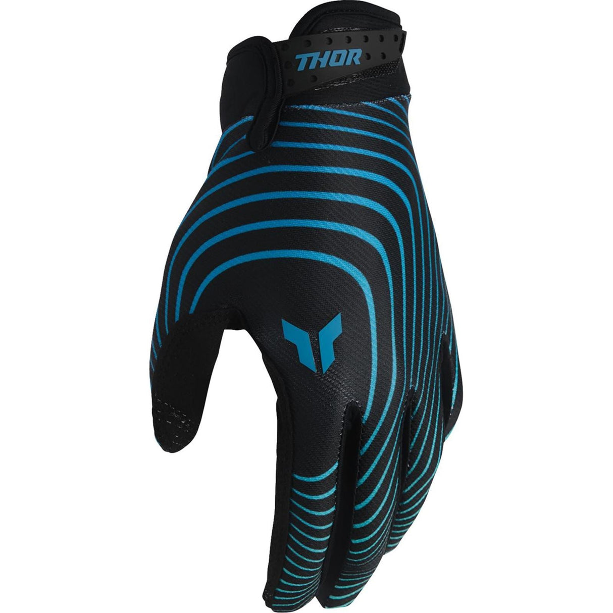 Thor LAUNCHMODE Identity Gloves - Teal/Black