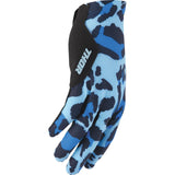Thor SPORTMODE Cheetah Gloves - Midnight/Blue