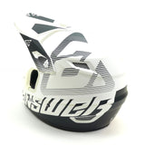Answer A23 AR1 V2 Bold Helmet - White/Black - Youth Medium OPEN BOX [MPN: 447755]