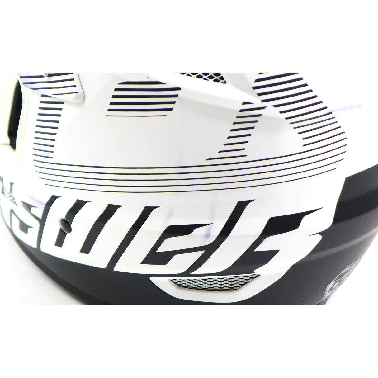 Answer A23 AR1 V2 Bold Helmet - White/Black - Youth Medium OPEN BOX [MPN: 447755]