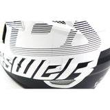 Answer A23 AR1 V2 Bold Helmet - White/Black - Youth Medium OPEN BOX [MPN: 447755]