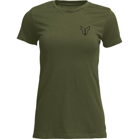 Thor Women's Patched Up T-Shirt - Military Green_1786557