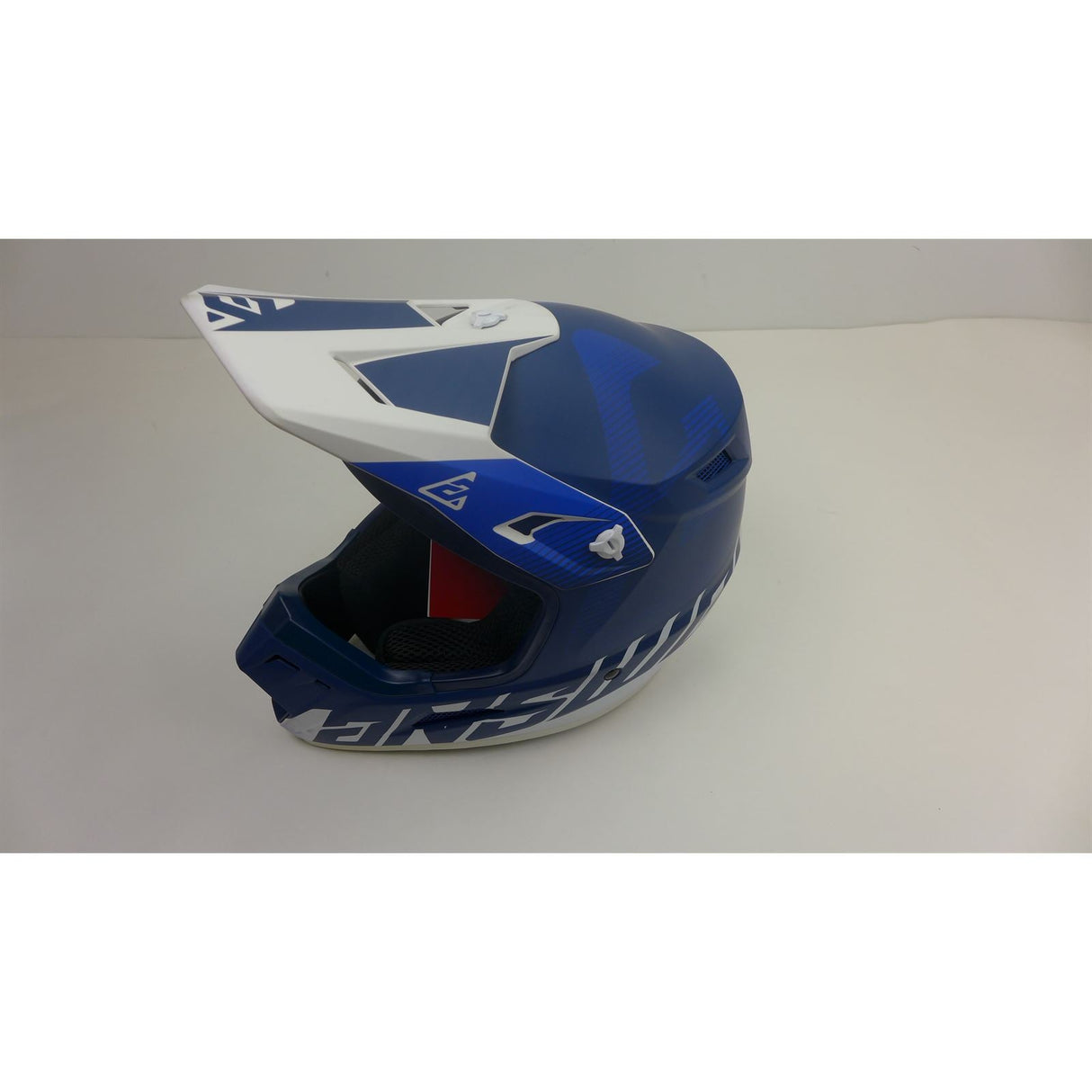 Answer Youth A23 AR1 V2 Bold Helmet Blue/White, Youth Large OPEN BOX BLEM [MPN: 447753]