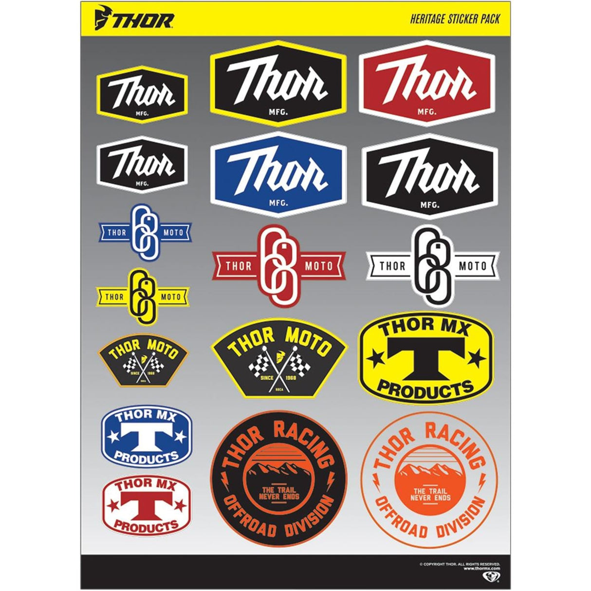 Thor Decal Sheet - Heritage 4320-1572