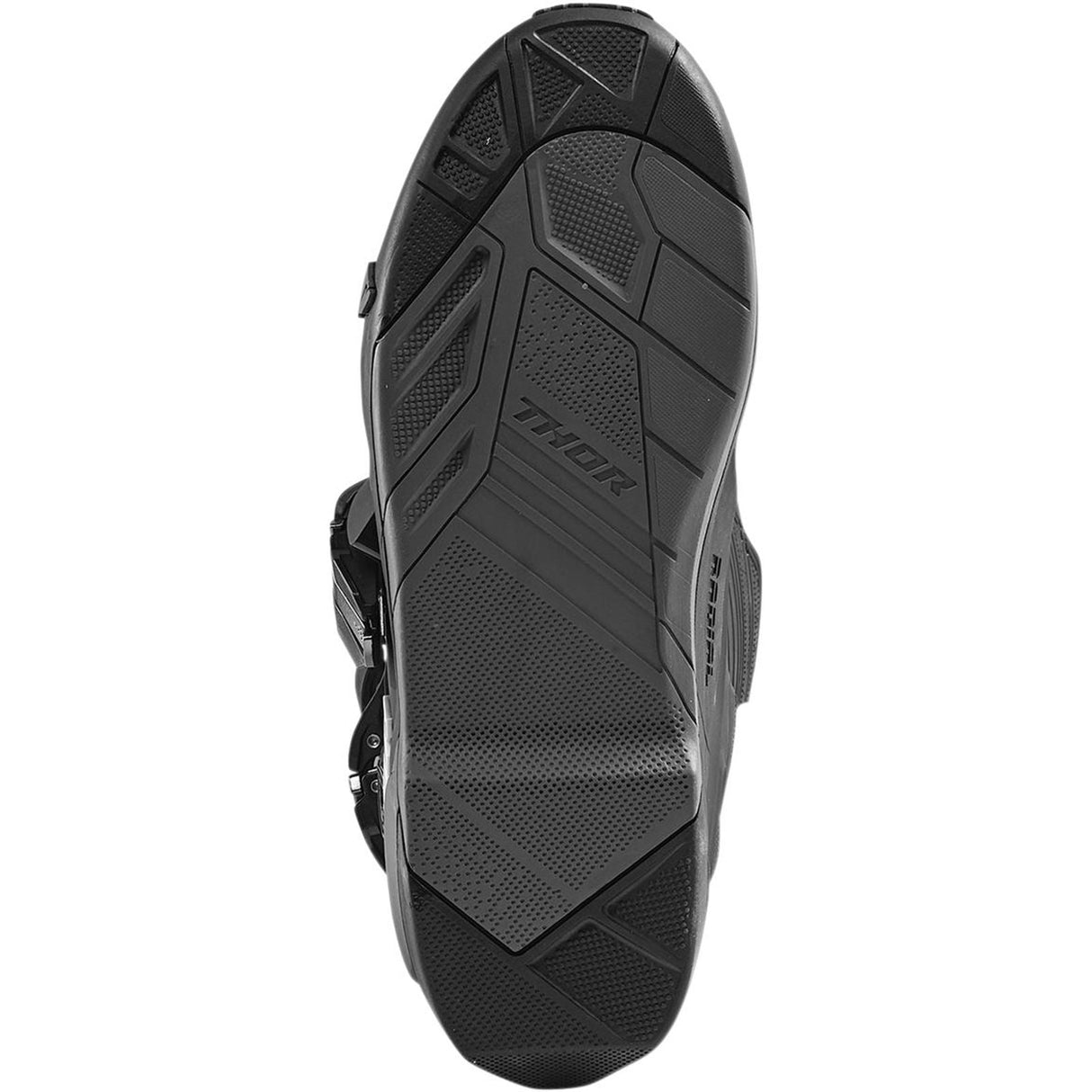Thor Radial Boots Replacement Outsoles Black/Gray - 9 3430-0890