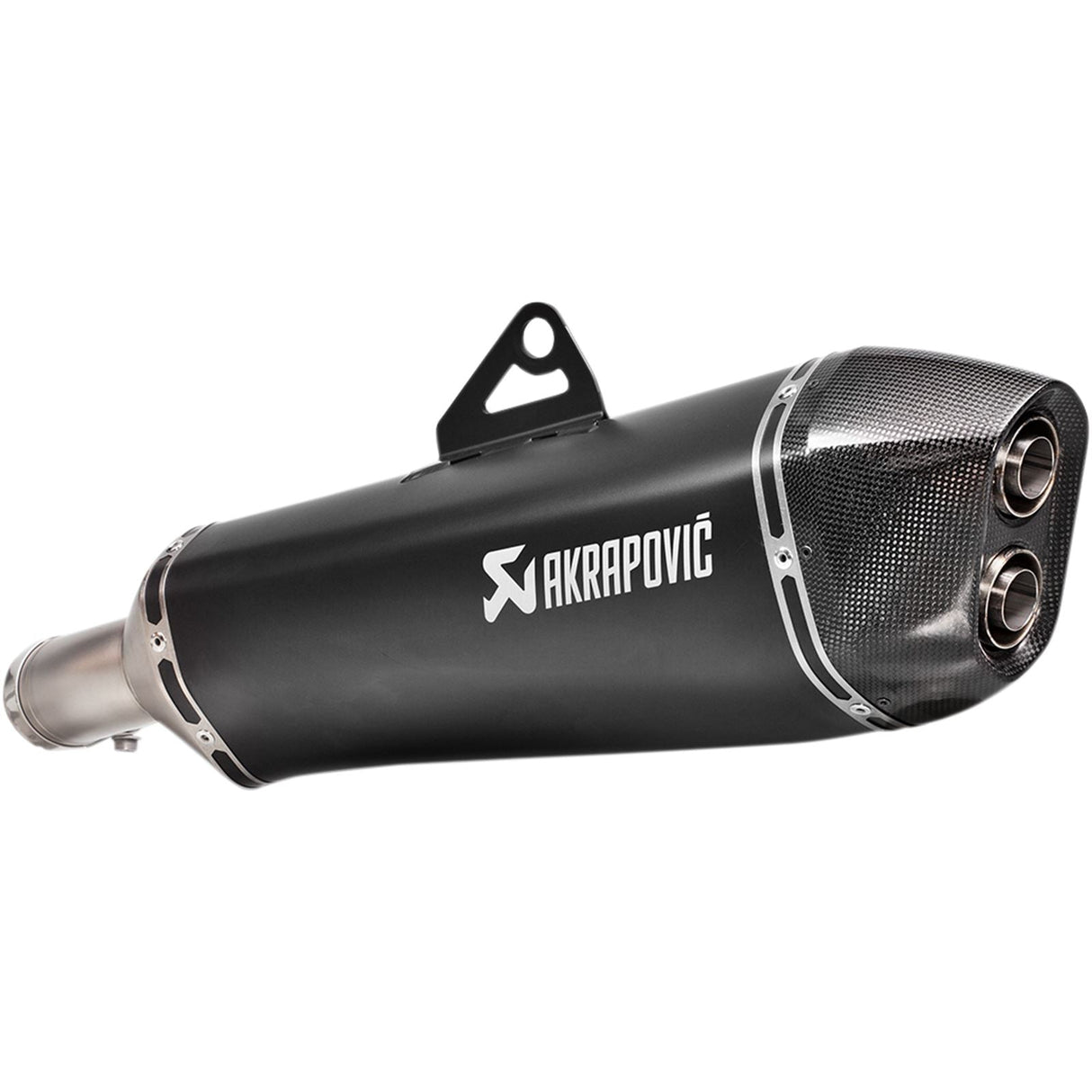 Akrapovic Muffler - Titanium - Black [MPN: S-B8SO6-HZAABL]