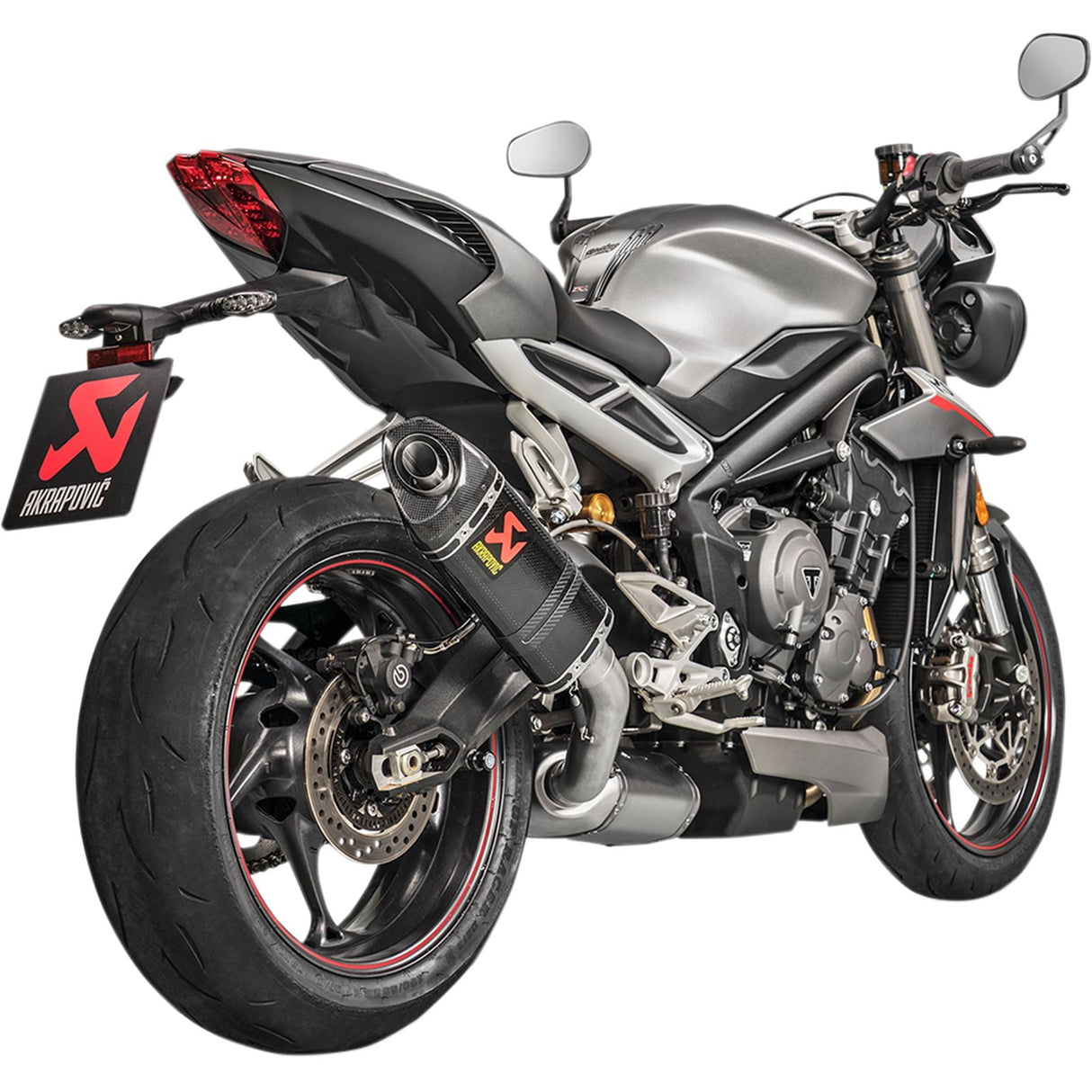 Akrapovic Muffler - Carbon Fiber - Street Triple 765 [MPN: S-T7SO1-HAPC]
