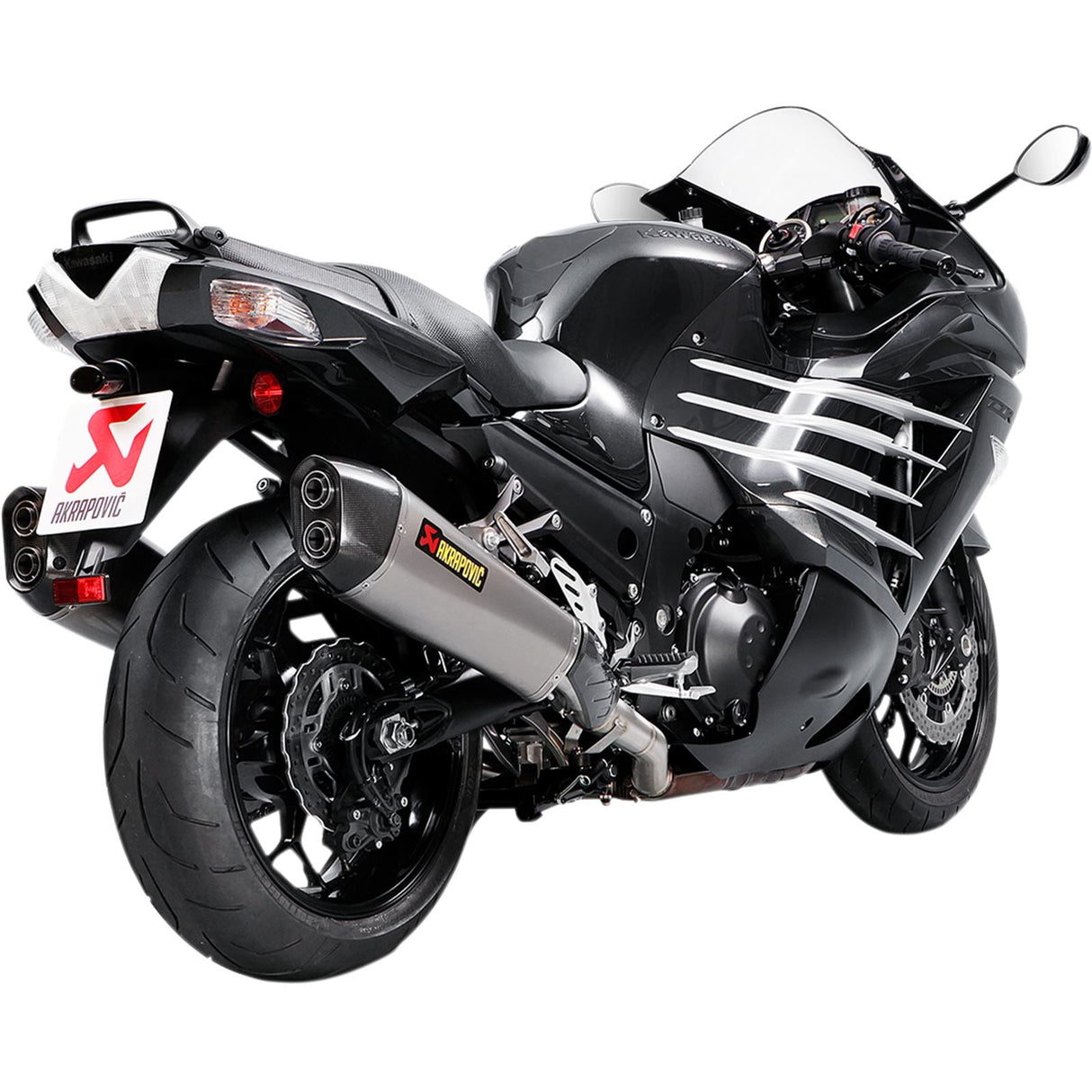 Akrapovic Mufflers - Titanium - ZX-14R [MPN: S-K14SO6-HZAAT]