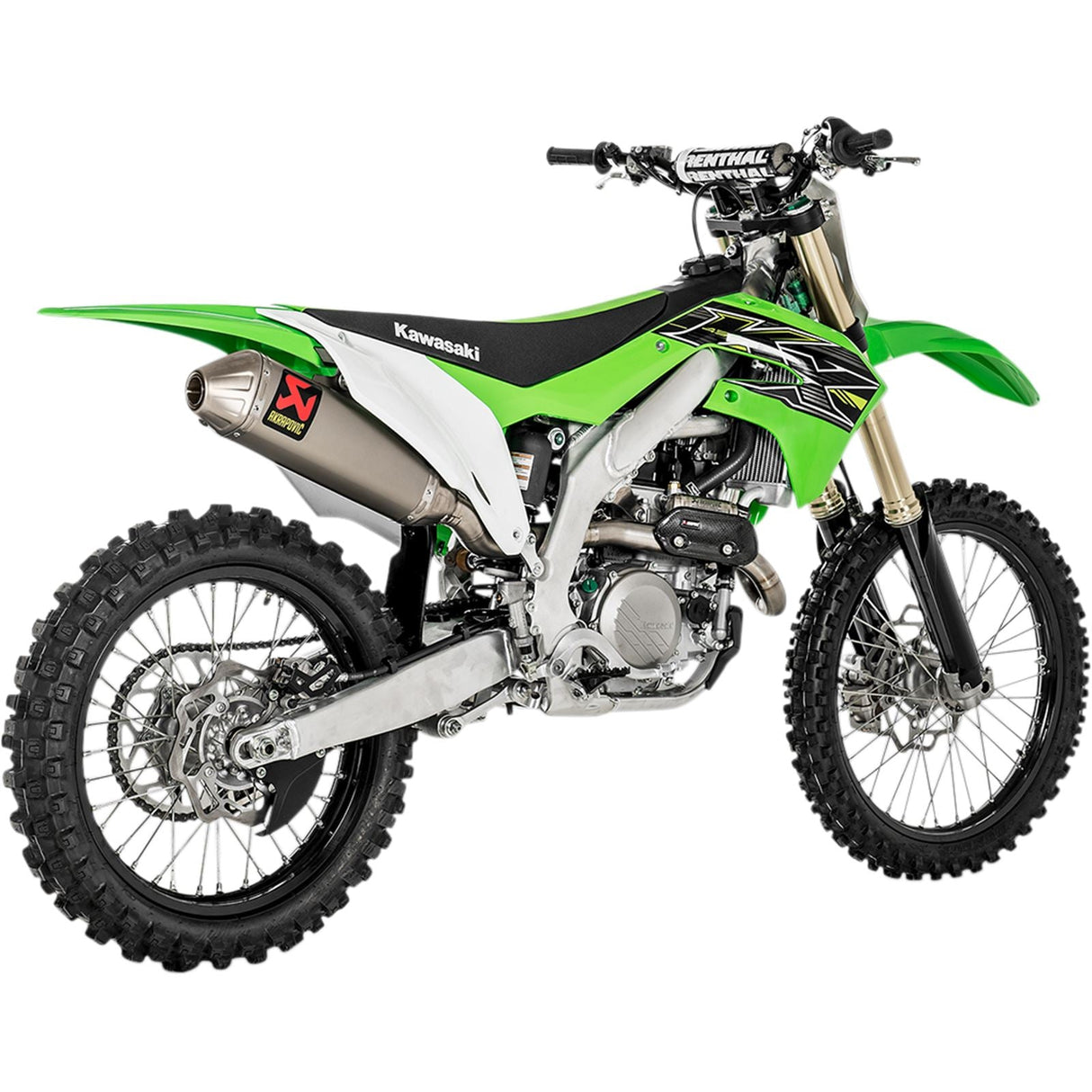 Akrapovic Evolution Exhaust - Titanium fits Kawasaki KX450F [MPN: S-K4MET8-BNTA]