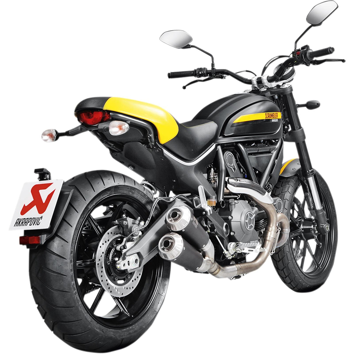Akrapovic Mufflers - Titanium for Ducati Scrambler [MPN: S-D8SO4-CUBTBL]