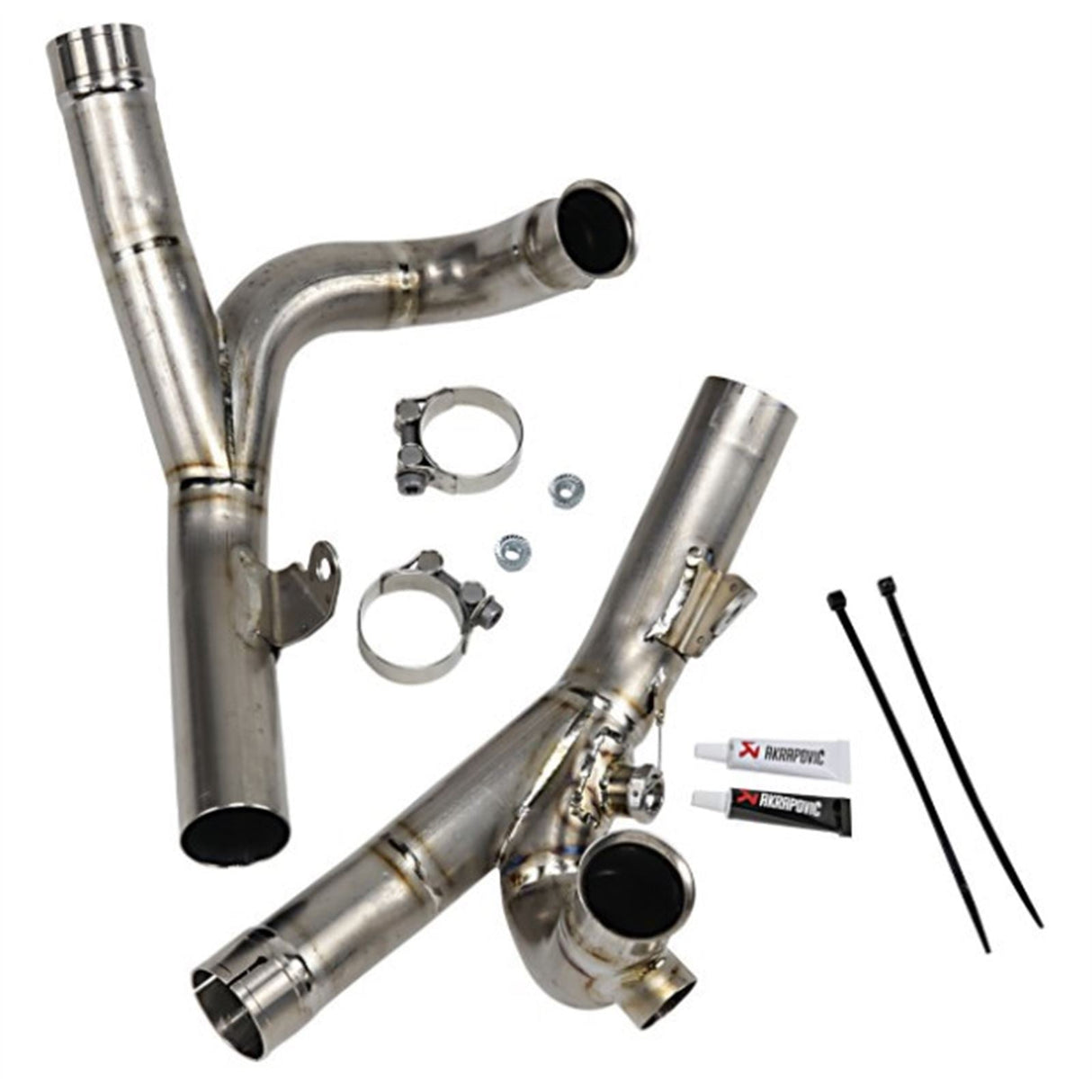 Akrapovic 4-into-2-into-2 Collector - Titanium for Yamaha '09-'16 VMAX [MPN: C-Y17SO1T/1]