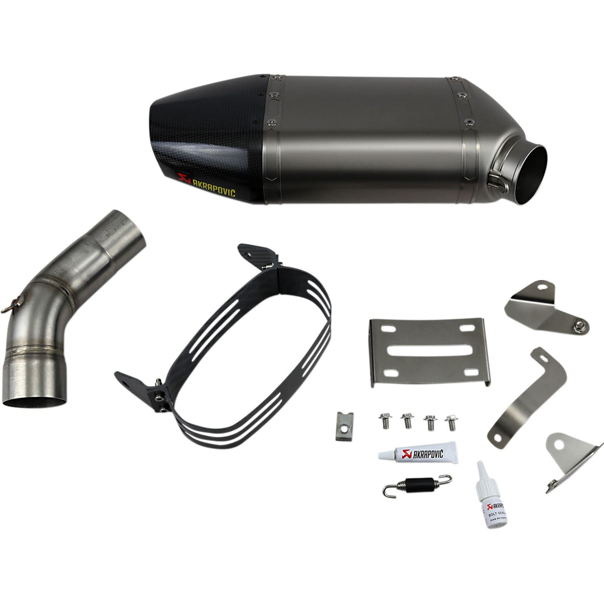 Akrapovic Muffler - Titanium - '07-'08 ZX-6R [MPN: S-K6SO5-HACT]