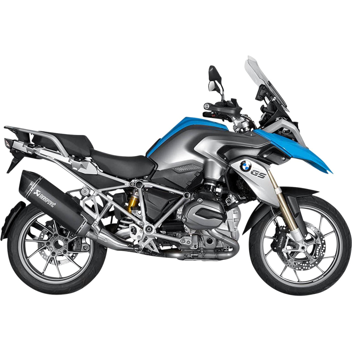 Akrapovic Muffler - Black - R1200GS/Adventure [MPN: S-B12SO10-HAABL]