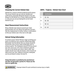 100% Trajecta Helmet - Fidlock - Black/White - Large [MPN: 80003-00007]