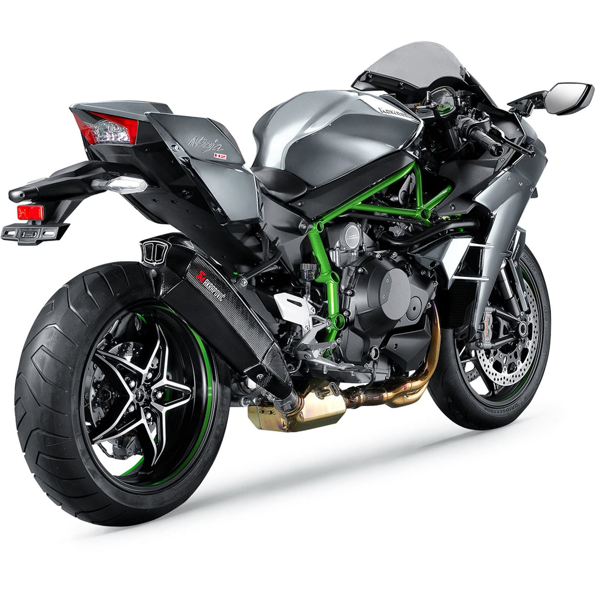 Akrapovic Muffler - Carbon Fiber - Ninja H2 [MPN: S-K10SO15-HX2C]