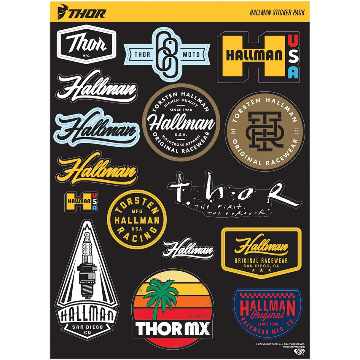 Thor Decal Sheet - Hallman [MPN: 4320-2182]