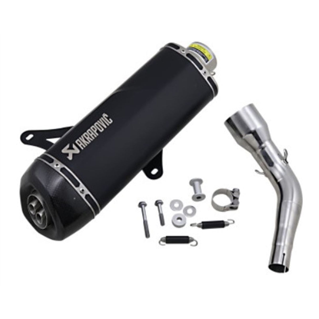 Akrapovic Muffler - Black - Stainless Steel - GTS/GTV [MPN: S-VE3SO9-HRSSBL]