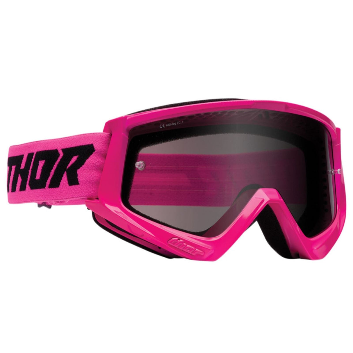 Thor Combat Sand Goggles - Racer - Flo Pink/Black [MPN: 2601-2700]