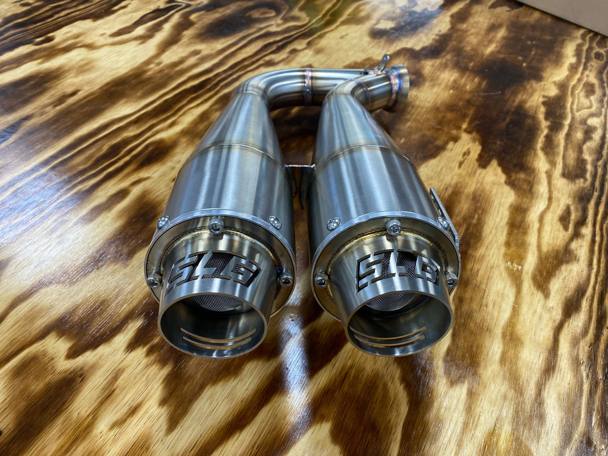 2021-2025 Polaris Sportsman and Scrambler 1000 S (55" Model ONLY) Sniper Quiet Series Dual Slip On