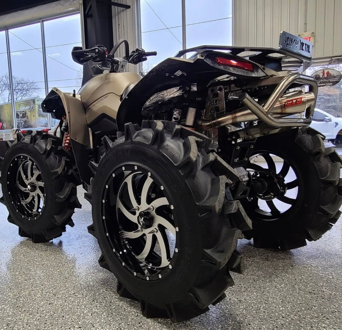 2016-2026 Gen 2 CanAm Renegade XMR 570-650-850-1000cc Sniper Performance Series Slip On 45 Degree Exit