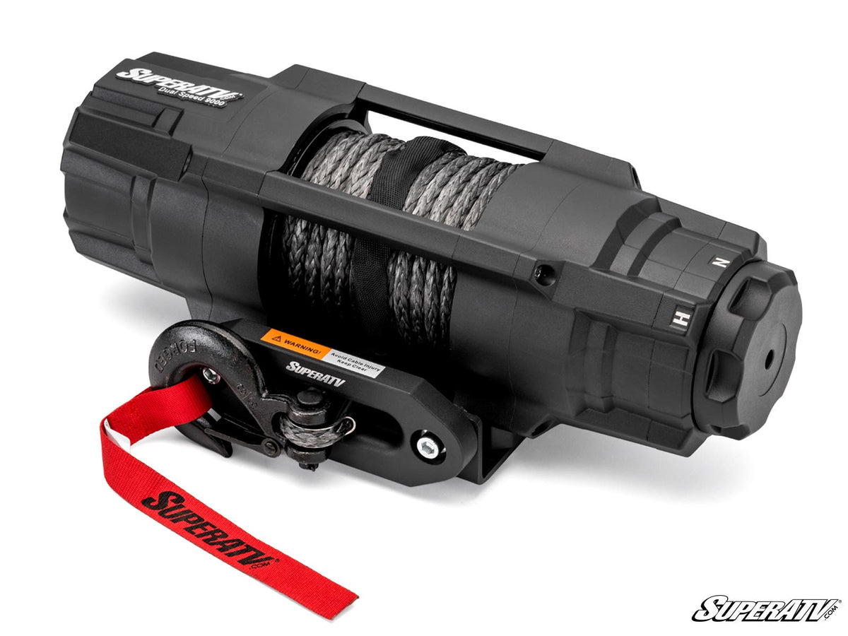 9000 Lb. Dual-Speed Winch (With Wireless Remote and Synthetic Rope)