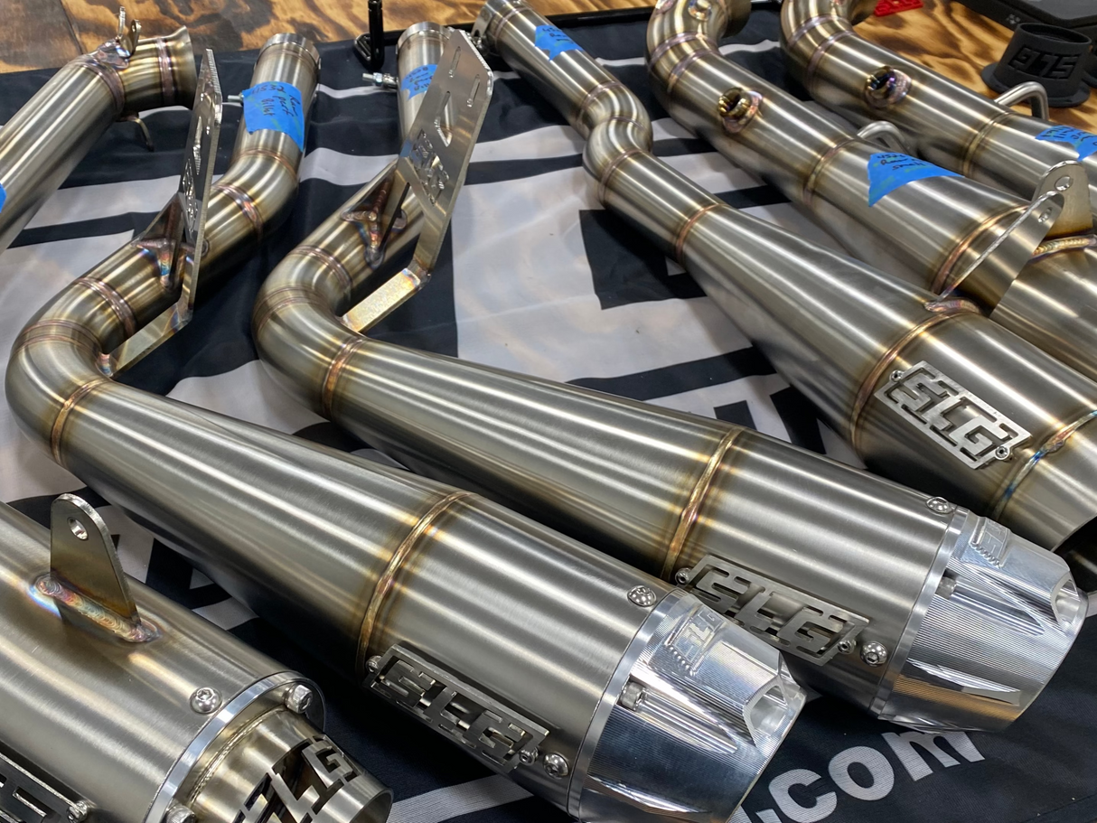 2016-2026 Gen 2 CanAm Renegade XMR 570-650-850-1000cc Sniper Performance Series Slip On 45 Degree Exit