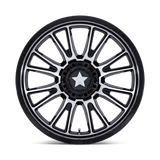 MSA M51 Thunderlips Machine & Gloss Black UTV Rims