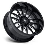MSA M55 Commander UTV Gloss Black Milled Wheels, Cast Aluminum