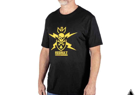 Assault Warning Label Men's T-Shirt