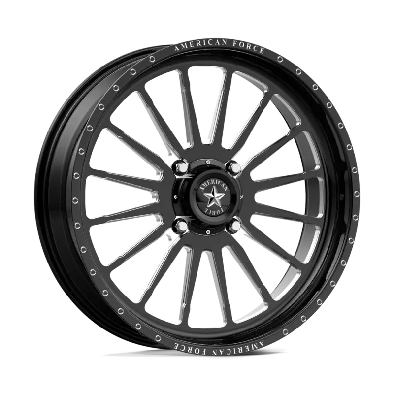 American Force K03 ALPINE UTV - 4x156 / 20 / Black And Milled - Wheels