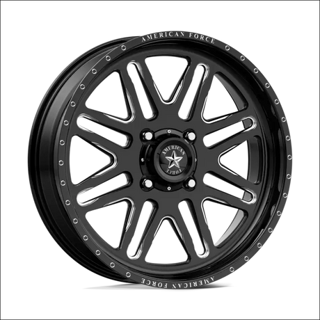 American Force K07 ENERGY UTV - 4x156 / 20 / Black And Milled - Wheels