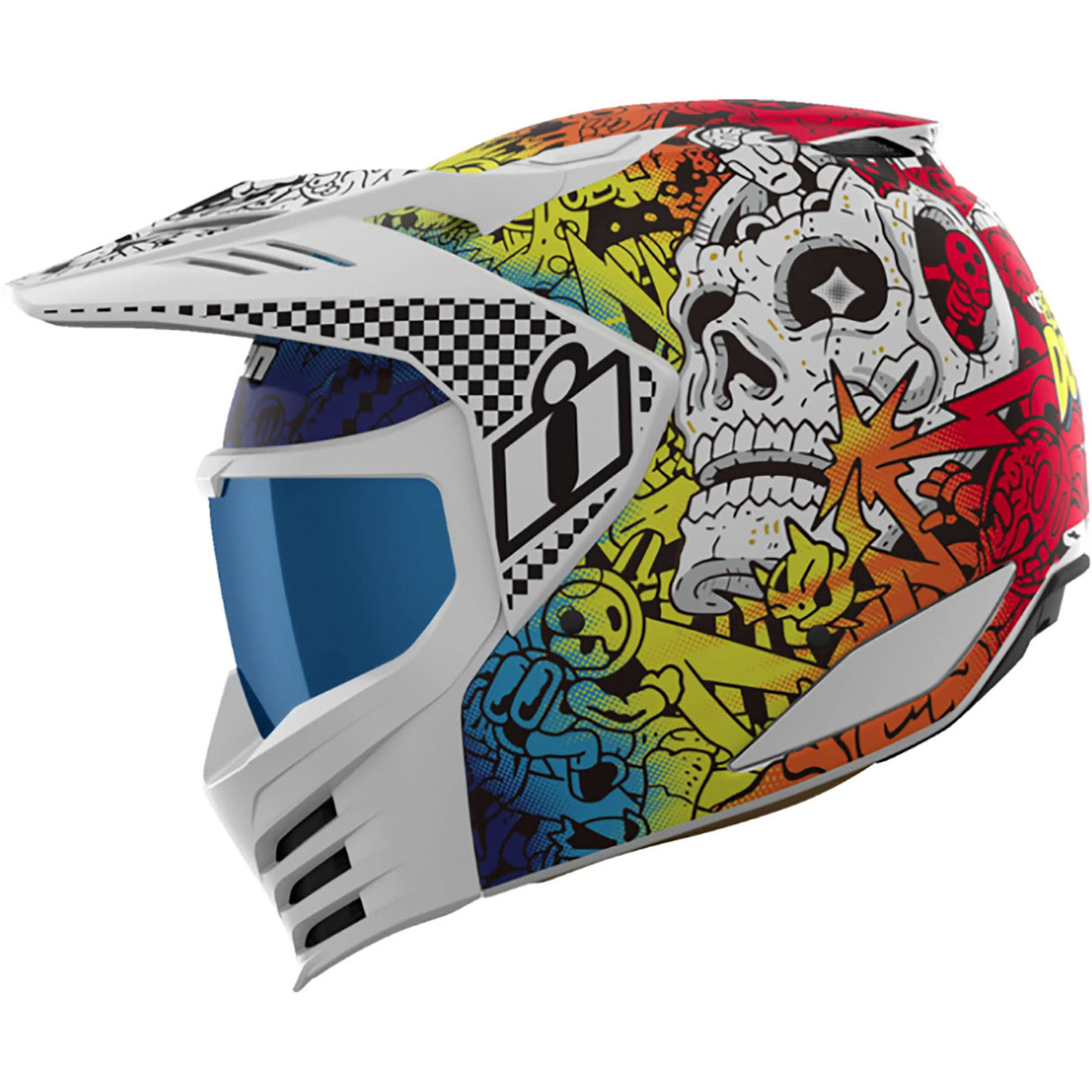 Icon Elsinore Doodle 3 Adult Off-Road Helmets