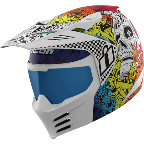 Icon Elsinore Doodle 3 Adult Off-Road Helmets-0104