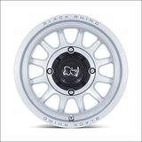 Black Rhino Rapid UTV Wheel - Hyper Silver With Machined Face