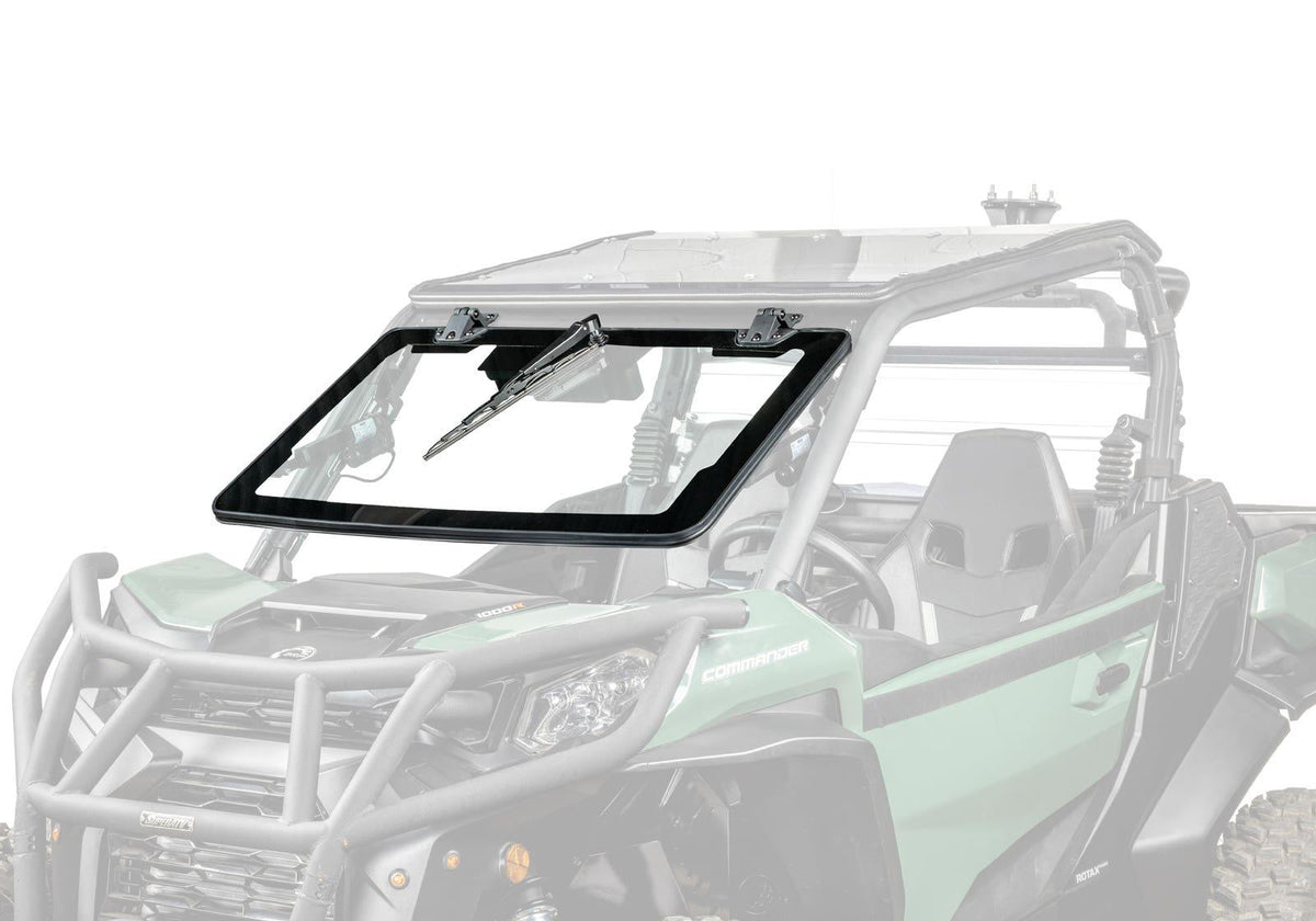 Can-Am Maverick Trail MaxDrive Power Flip Glass Windshield - With Wiper