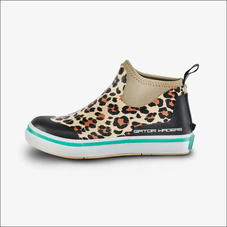 Camp Boots | Womens - Leopard/Aqua - 10 - Footwear