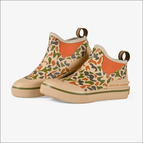 Camp Boots | Womens - Old School Camo - 6 - Footwear