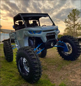 Can-Am Defender Adjustable Lift - NO AXLES (purchase your own) / Bolt on front sway bar mount / Oxford Blue ($500