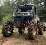 Can-Am Defender Adjustable Lift - NO AXLES (purchase your own) / Bolt on front sway bar mount / RAW - Kit