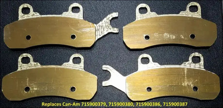 Can-Am DEFENDER HD10/XMR MAX CAB ONLY solid brass brake pads 715900379 715900380 715900386 and 715900387. - Brake Pads