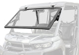 Can Am Defender Premium Power Flip Glass Windshield + Wiper Kit
