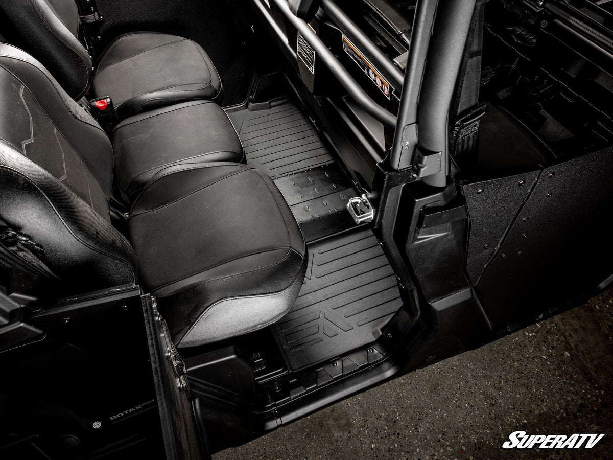 Smartliner Can-Am Defender HD9 Floor and Bed Liners - Second Row + Bed Liner