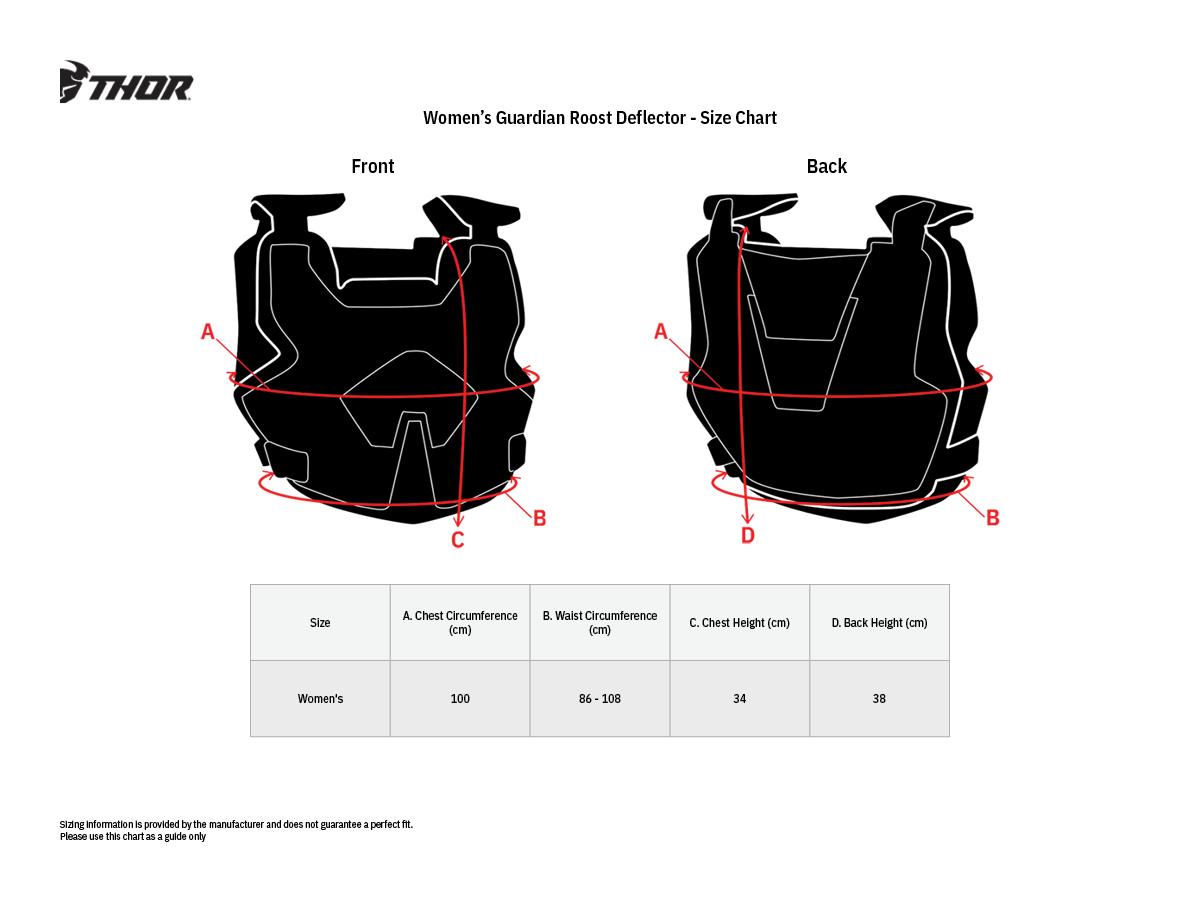 Thor Women's Guardian Protector -  Pink/Black - Medium/Large 2701-0963