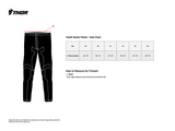 Thor Youth Minimal Sector Pants - Black - US 18 [MPN: 2903-2007]