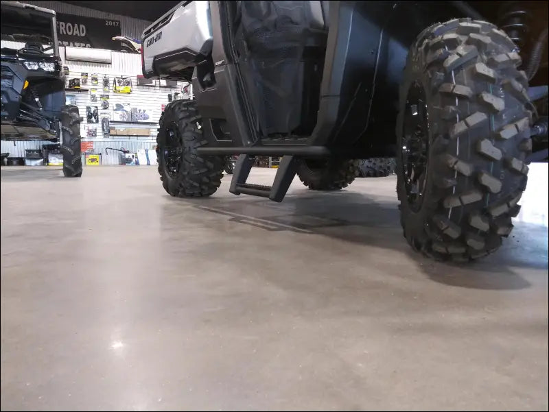 Can Am Defender HD5 / HD8 / HD10 Tube Rock Slider (excl Max) Removable Step - Sliders