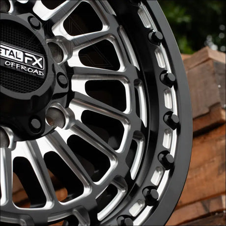 Delta 6R Beadlock | Satin Black Contrast Cut - Wheels