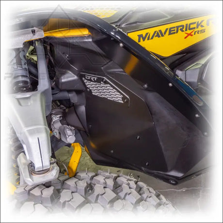 DRT Can-Am 2024 + Maverick R Front Aluminum Rock Guard Kit