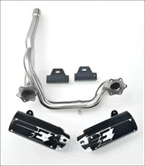 Empire industries Can-am Outlander Max Dual slip on exhaust - Powder coated black / Black - Exhaust